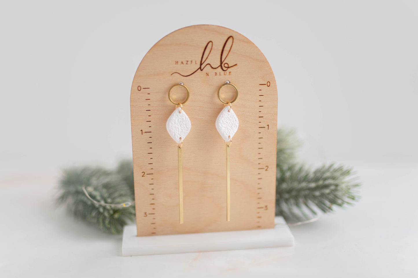 Clay Earrings | Festive Simple Dangles | Merry+Bright Collection