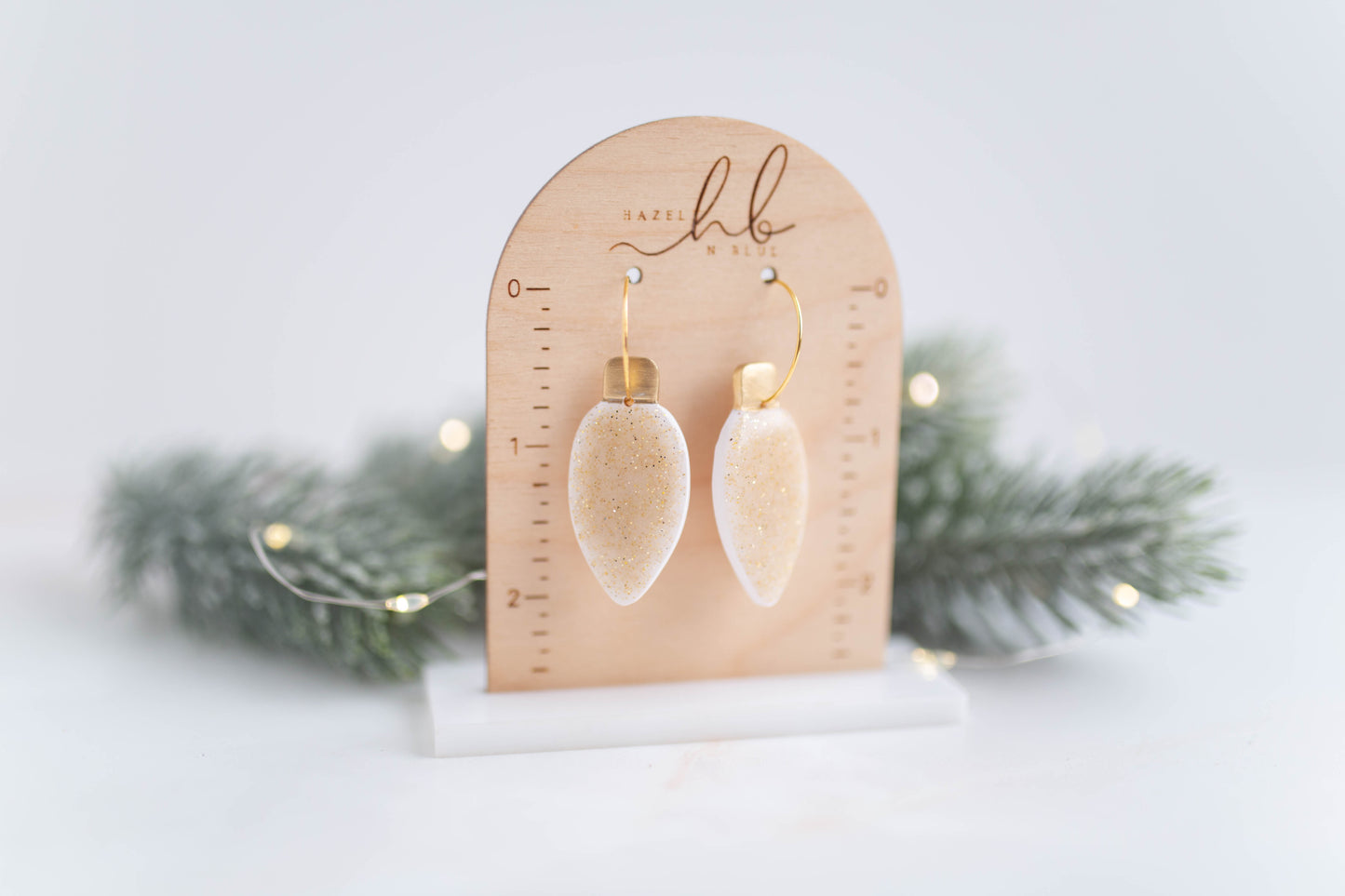 Clay Earrings | Festive Lights Hoops| Merry+Bright Collection