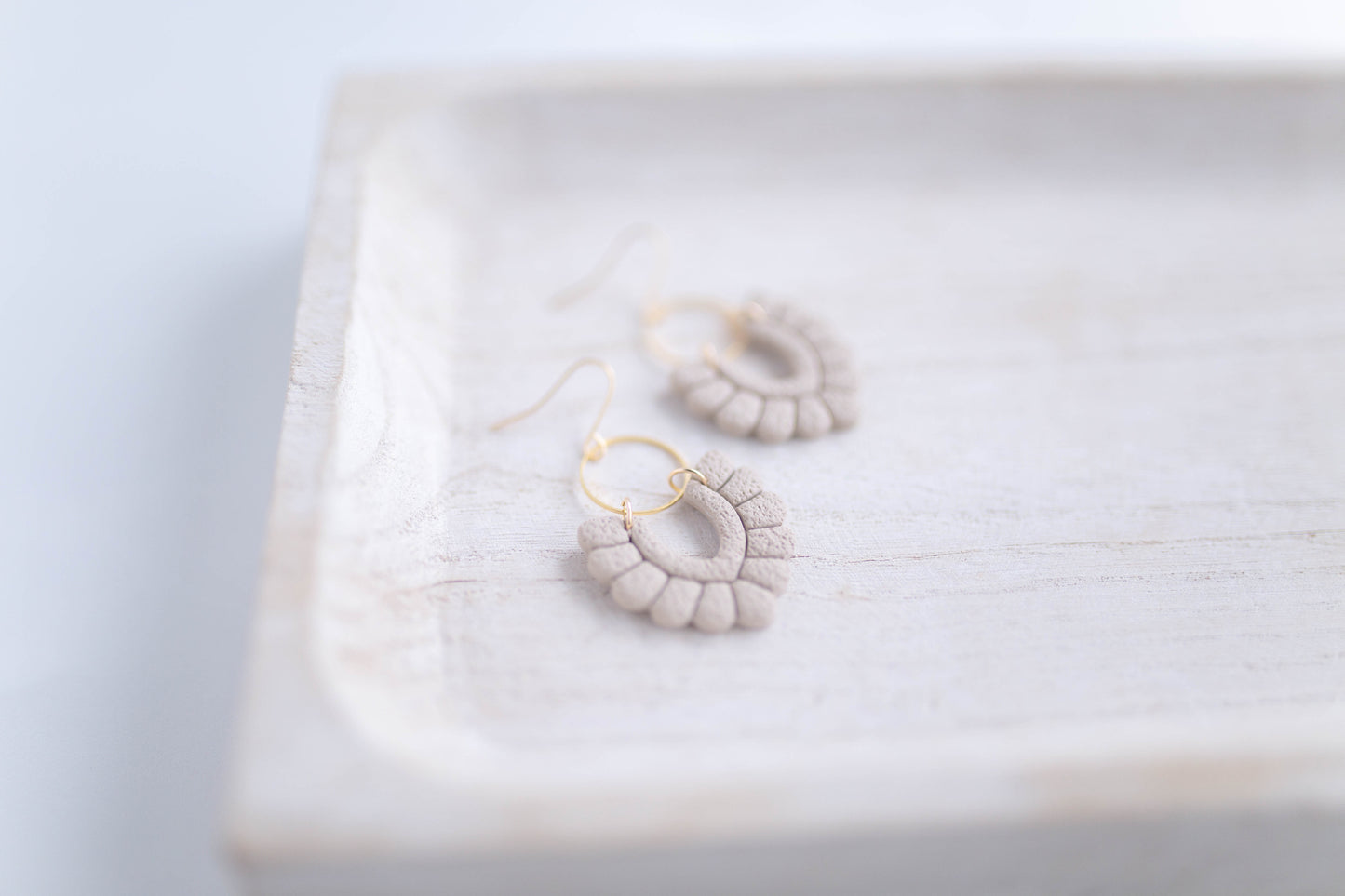Clay Earrings | Scallop Dangles | Lover Era Collection