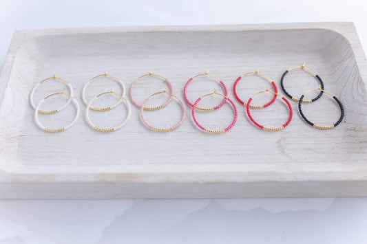 Beaded Earrings | Lover Hoops | Lover Era Collection