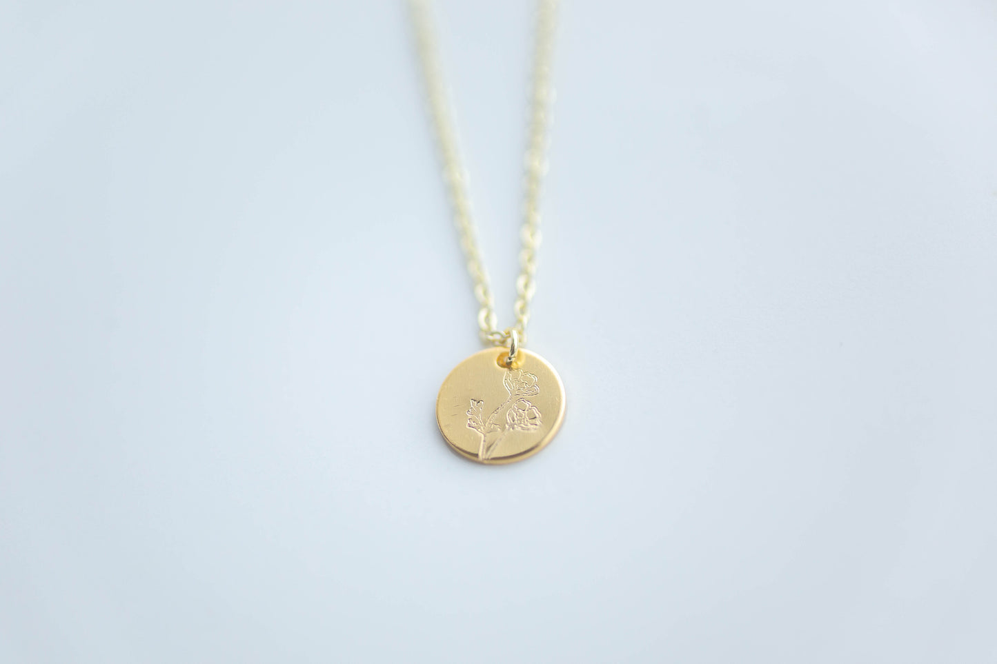 Stamped Jewelry | Birth Flower Necklace | Mother's Day Collection