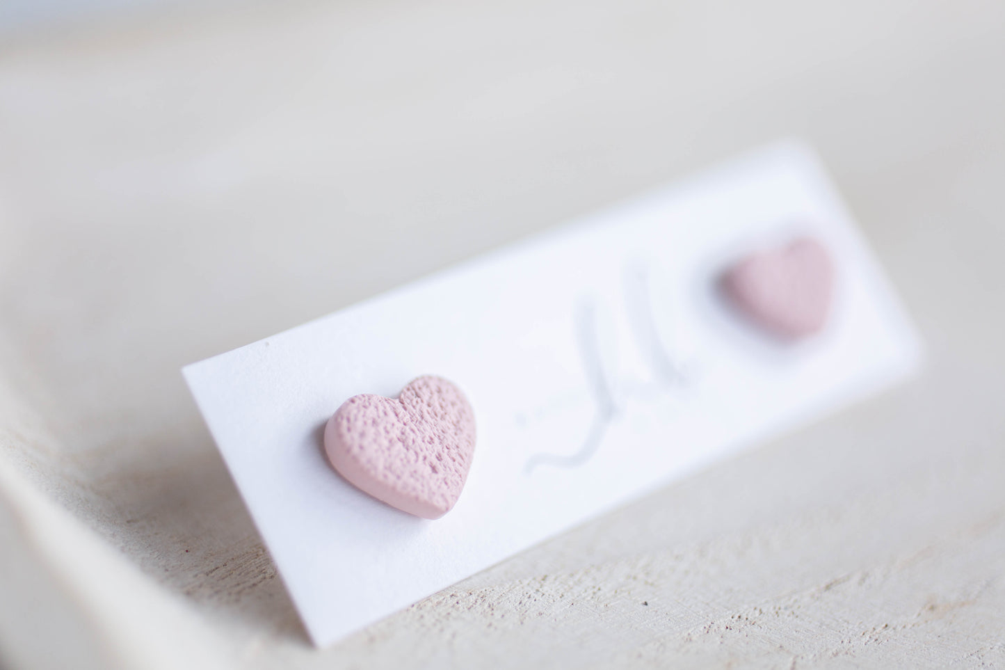 Clay Earrings | Heart Studs | Lover Era Collection