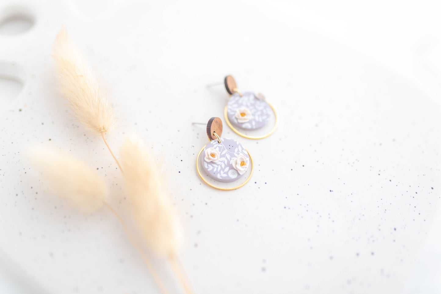 Clay Earring | Floral Dainty Drops| Mother's Day Collection