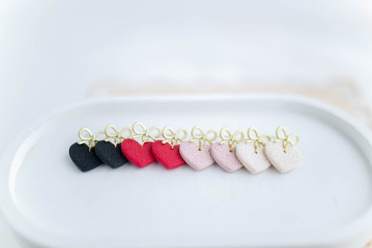 Clay Earrings | Mini Sweetheart Dangles | Sweetheart Collection