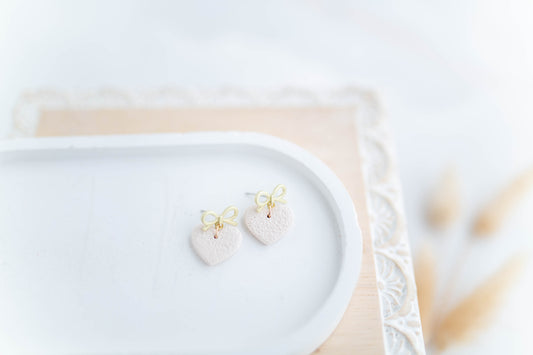 Clay Earrings | Mini Sweetheart Dangles | Sweetheart Collection