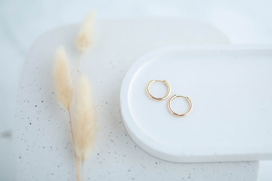Simple Earrings | Simply Circle Huggies | Simply Spring Collection
