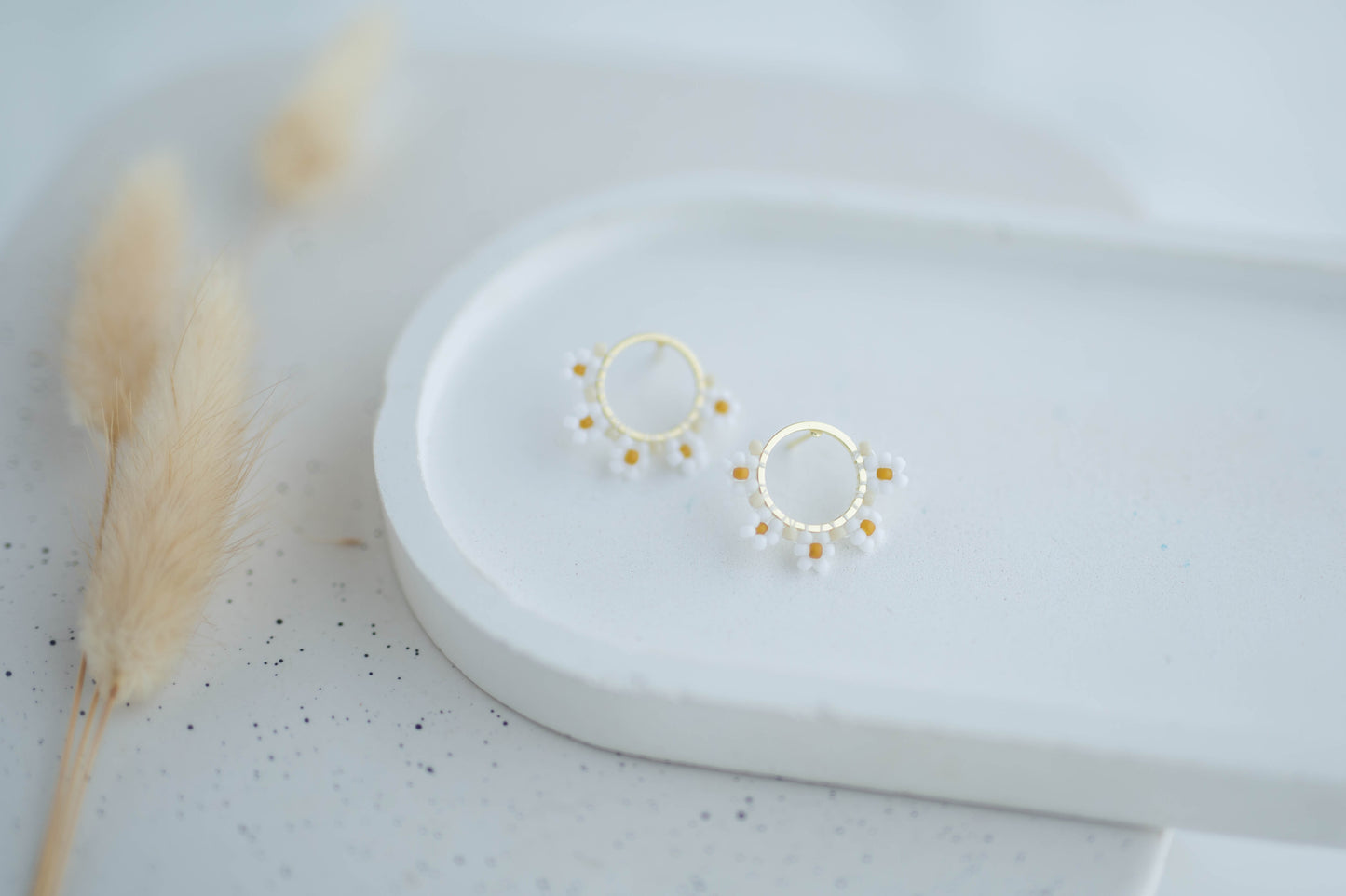 Beaded Earrings | Simply Daisy Studs | Simply Spring Collection