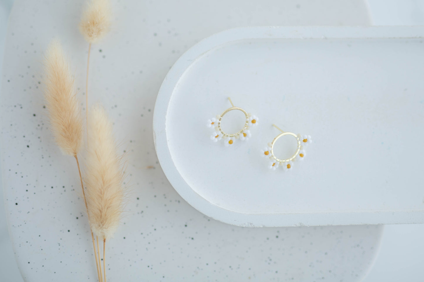Beaded Earrings | Simply Daisy Studs | Simply Spring Collection