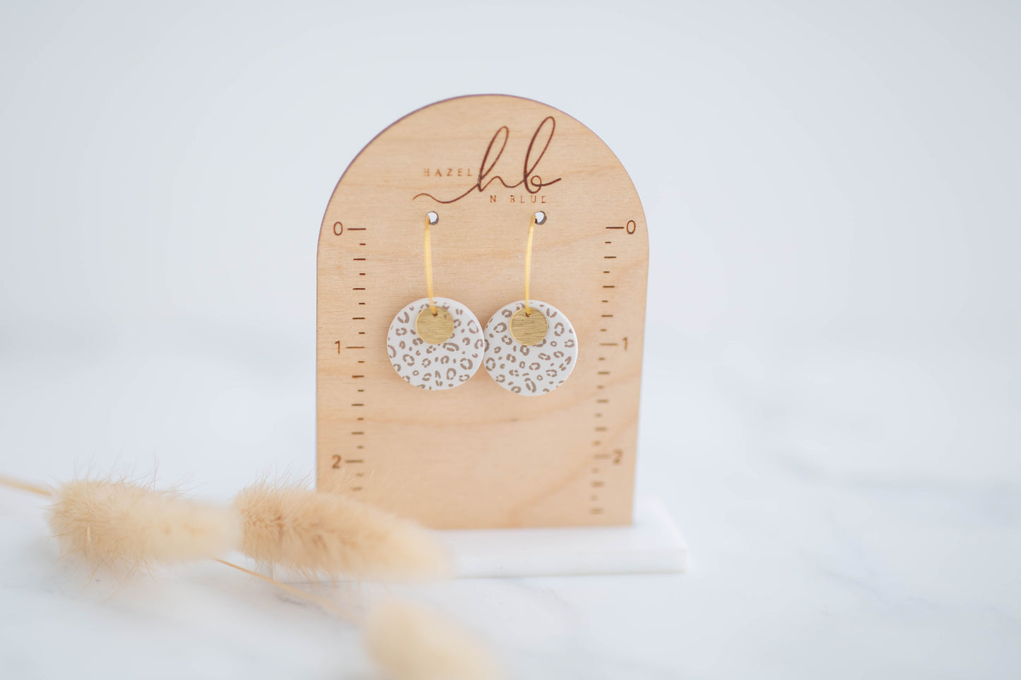 Clay Earrings | Circle Mini Hoops | Wild Love Collection