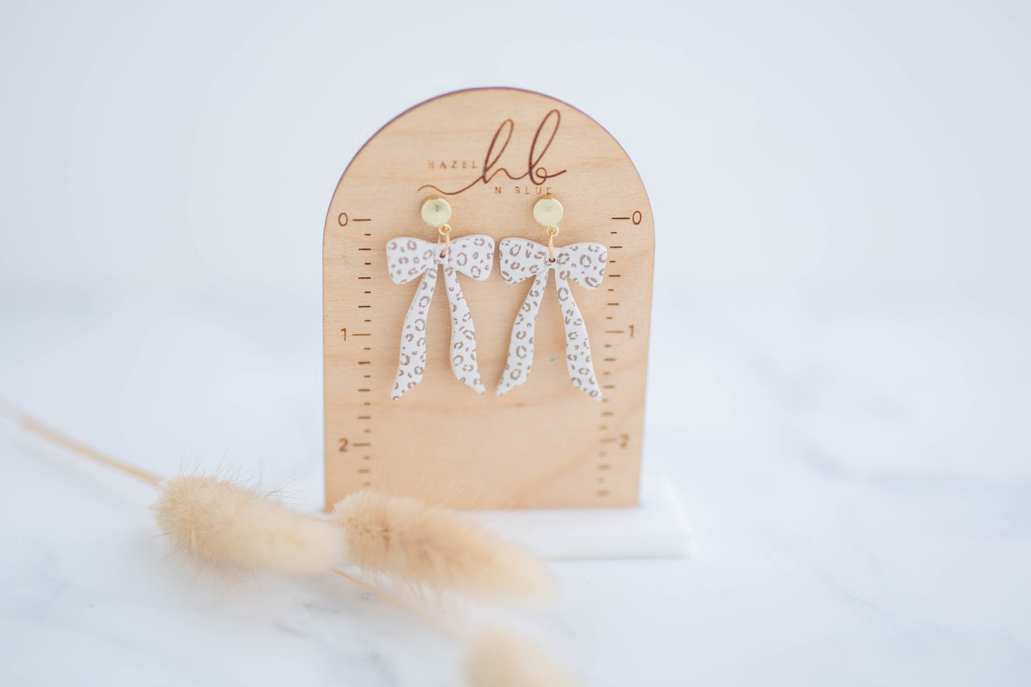 Clay Earrings | Bow Dangles| Wild Love Collection