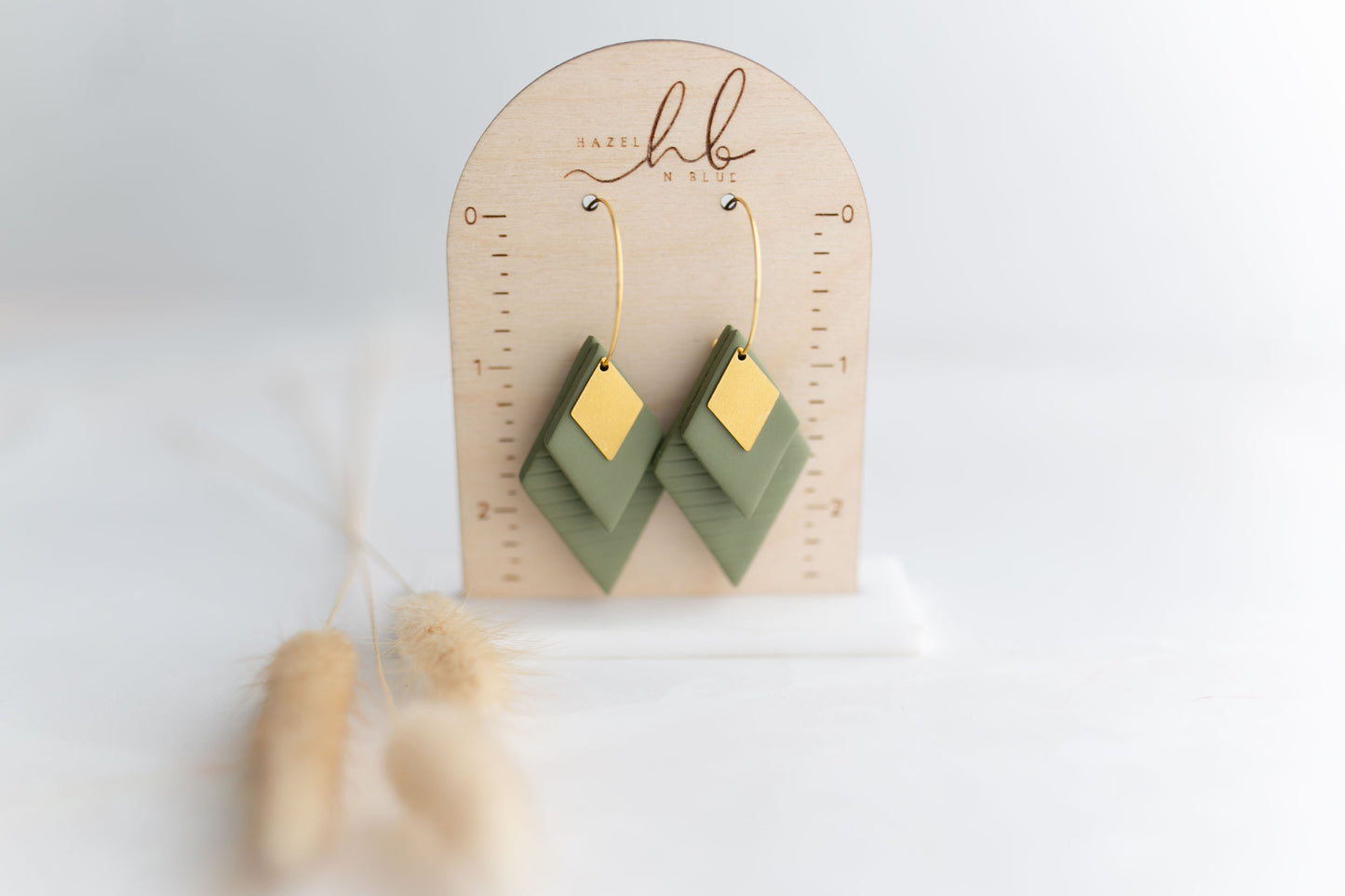 Clay earring | tera-cotta sw diamonds | Southwest Collection