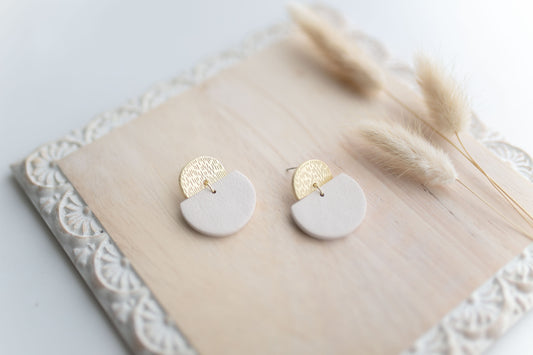 Clay earring | ivory + simple | Southwest Collection