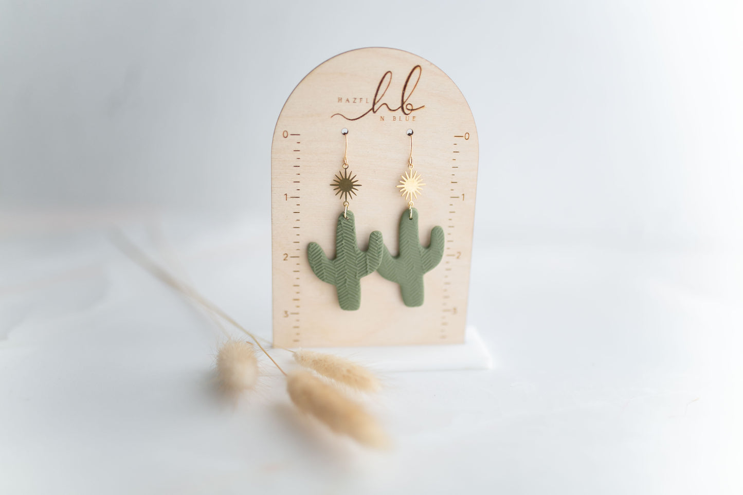 Clay earring | sage cactus | Southwest Collection