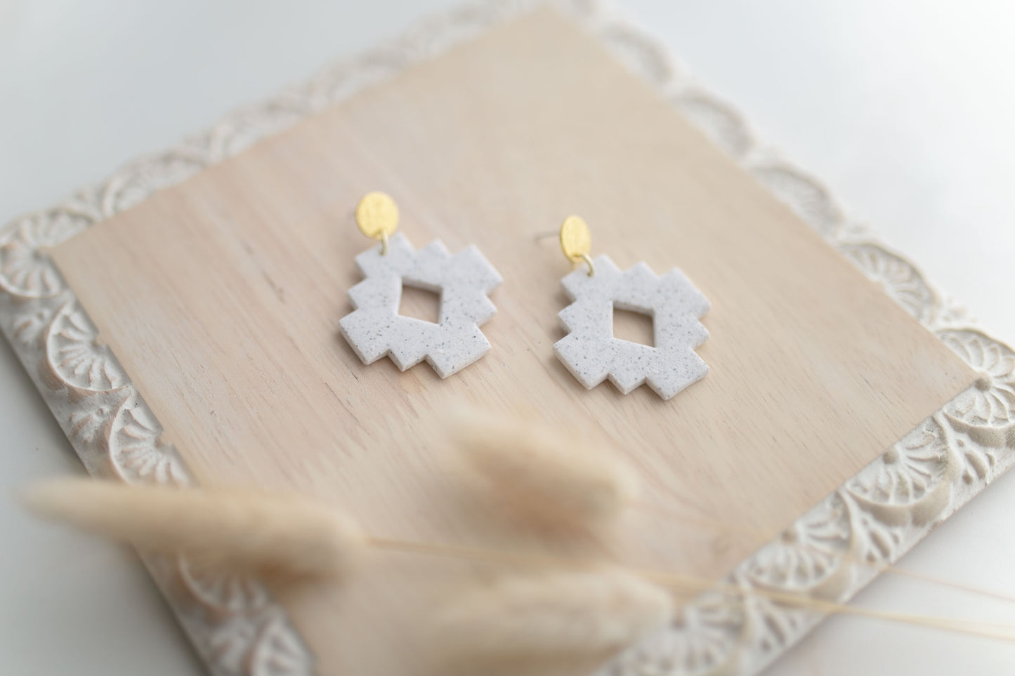 Clay earring | granite SW | Southwest Collection