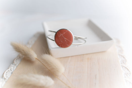Clay bracelet | tera-cotta marble | Southwest Collection