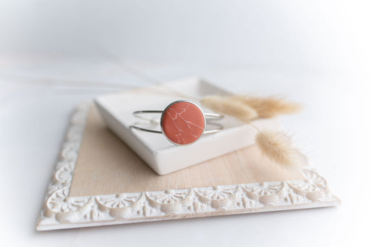Clay bracelet | tera-cotta marble | Southwest Collection