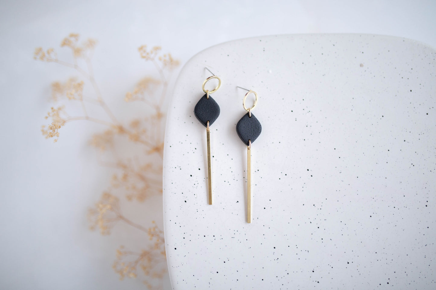 Clay earring | Simple Dangles | Valentines Collection