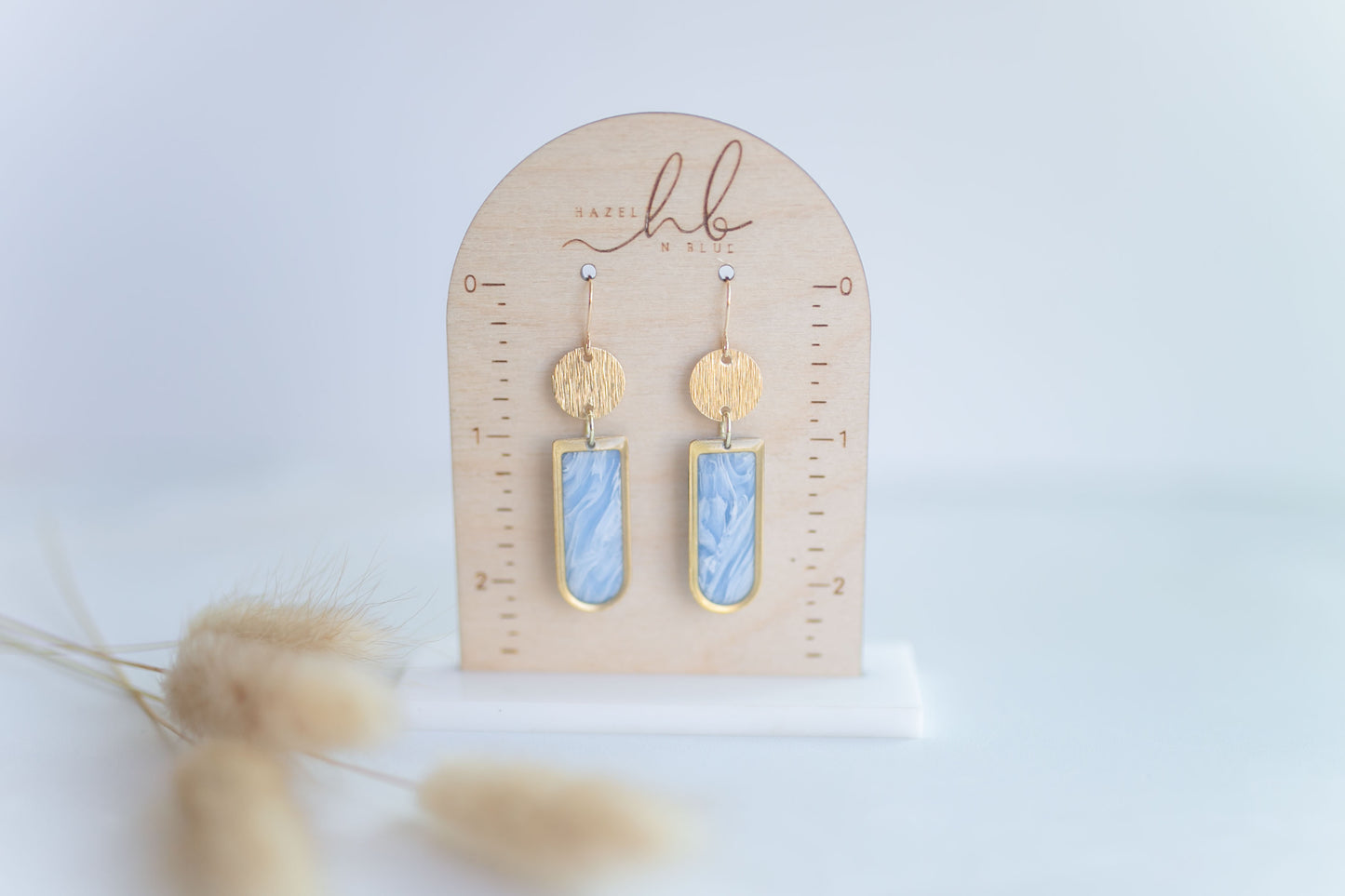 Clay earring | Blue Wave dangles | Beach Collection