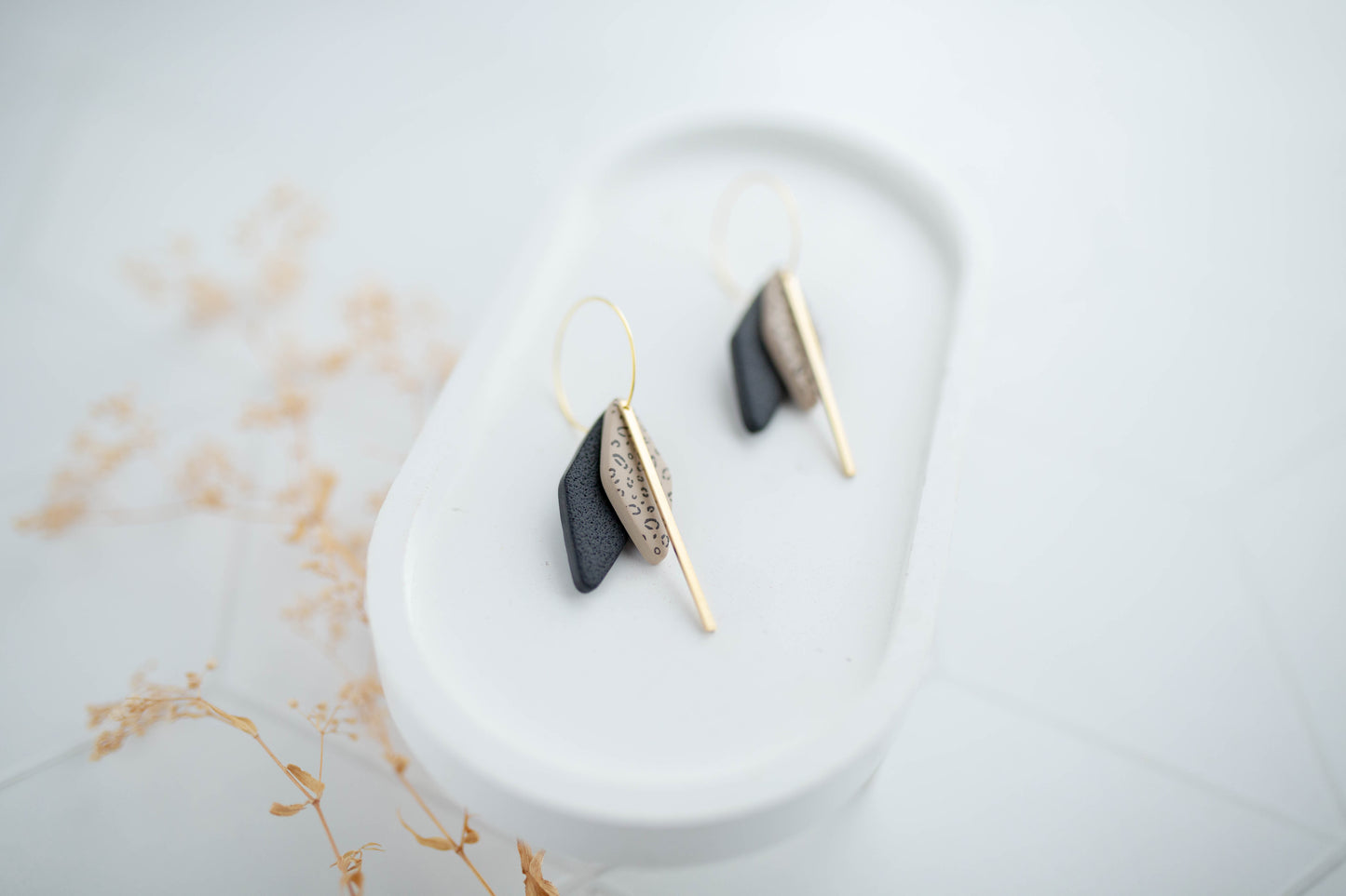Clay earring | Wild Stacked Hoops | Wild Collection