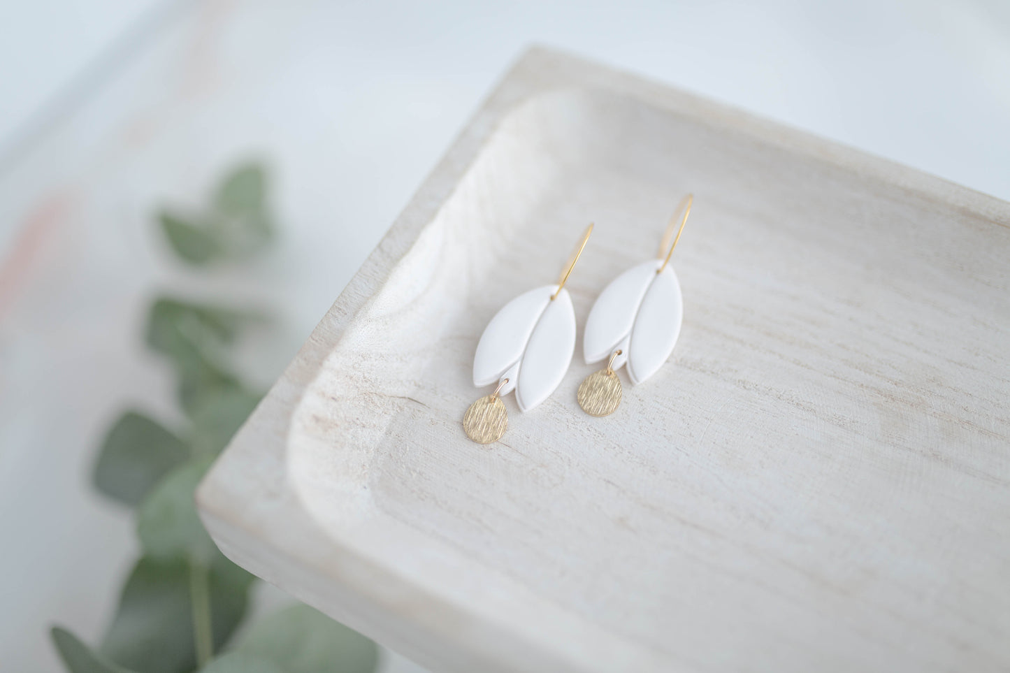 Clay earring | Tulip Hoops | Garden Collection