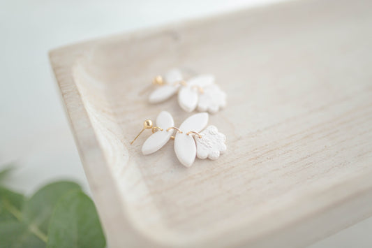 Clay earring | Floral Dangles | Garden Collection