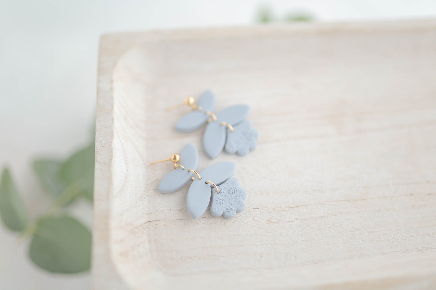 Clay earring | Floral Dangles | Garden Collection