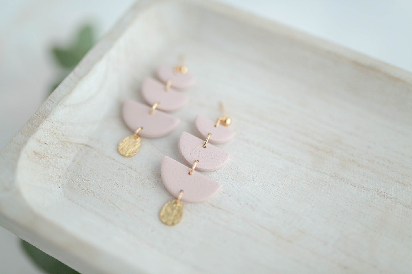 Clay earring | Tiered Dangles | Garden Collection