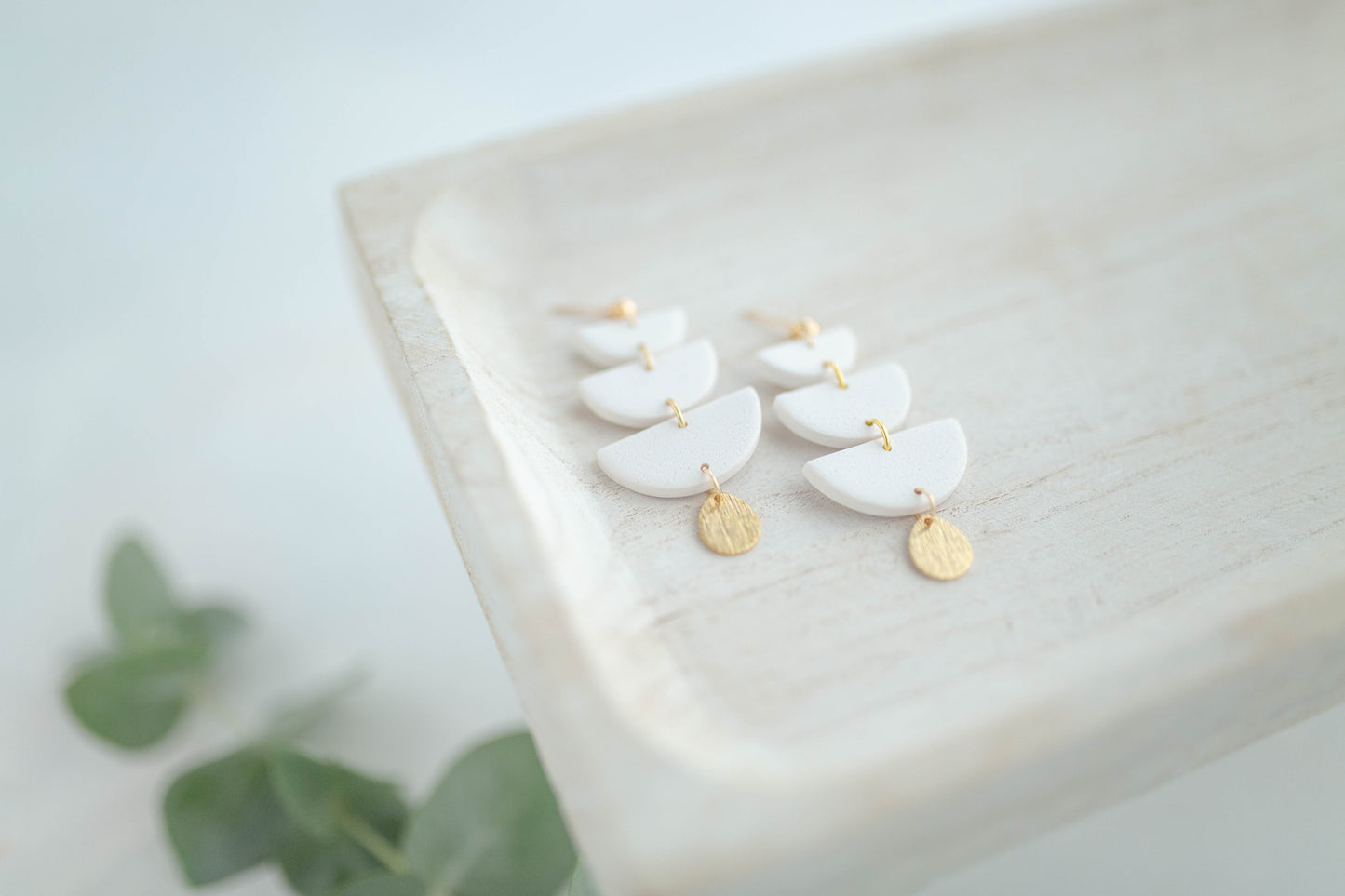 Clay earring | Tiered Dangles | Garden Collection