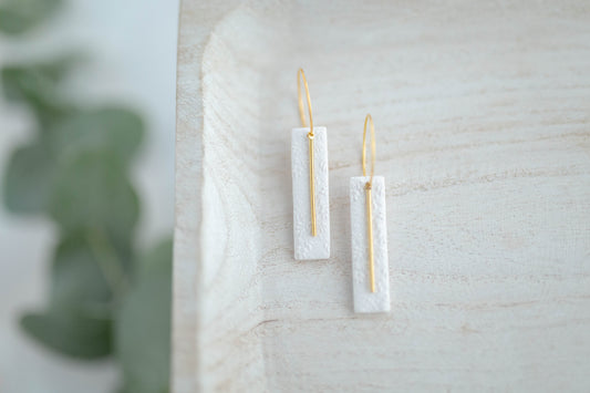 Clay earring | Flower Garden Hoops | Garden Collection