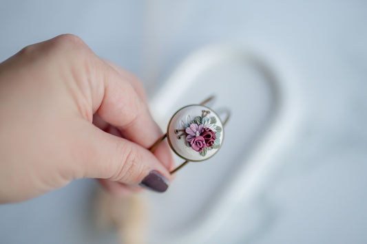 Clay bracelet | floral bouquet