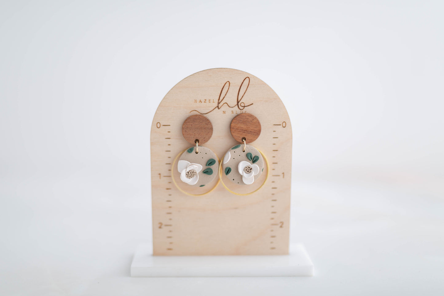 Clay earring | Magnolia - Limited Run | Garden Collection