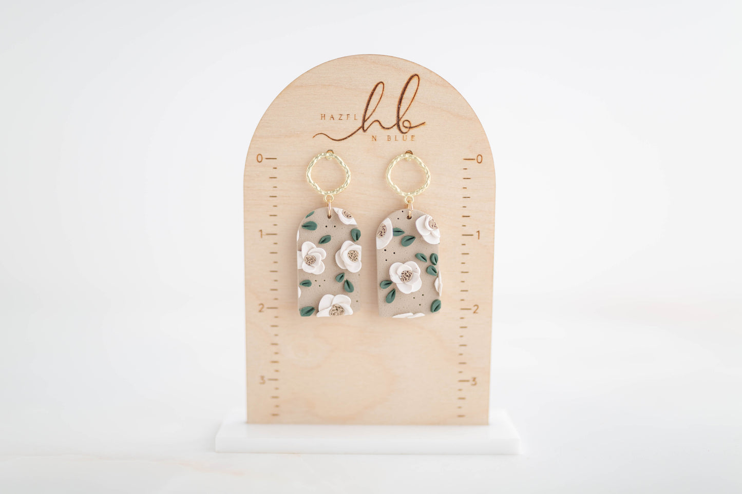 Clay earring | Magnolia - Limited Run | Garden Collection