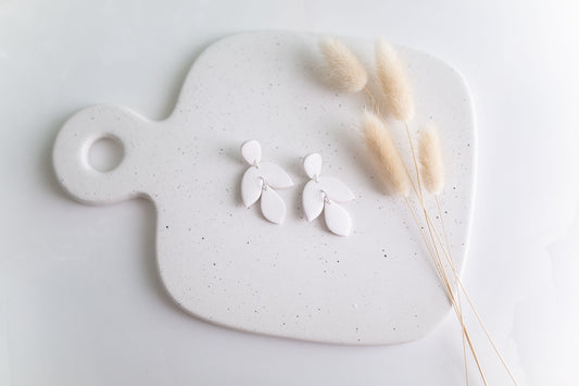 Clay earring | Leaf Dangles | Fall Collection