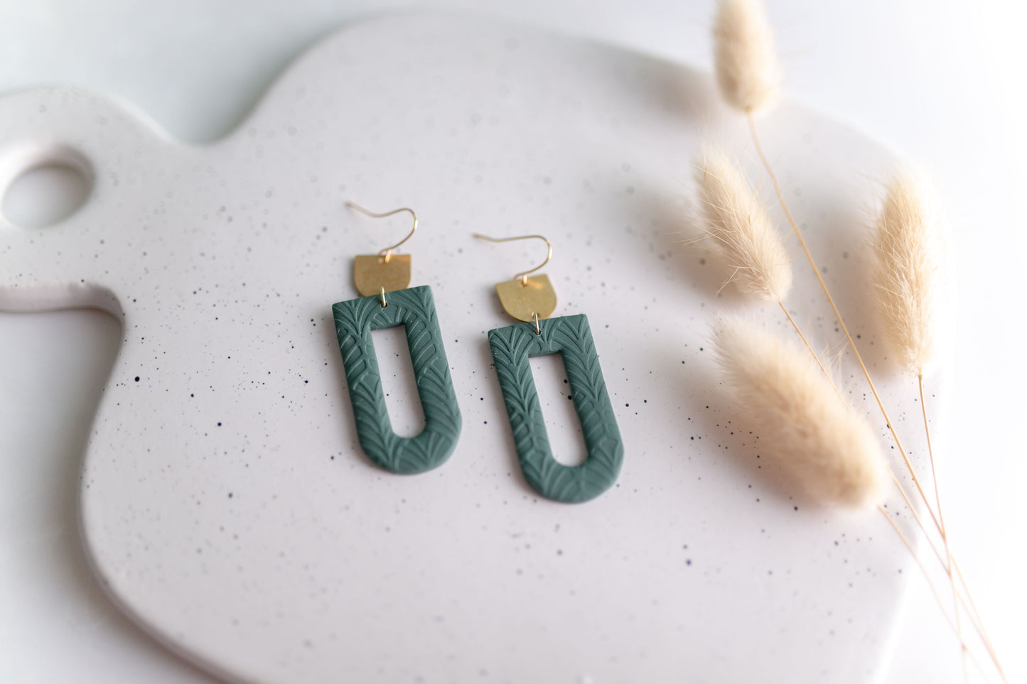 Clay earring | Window Dangles | Fall Collection