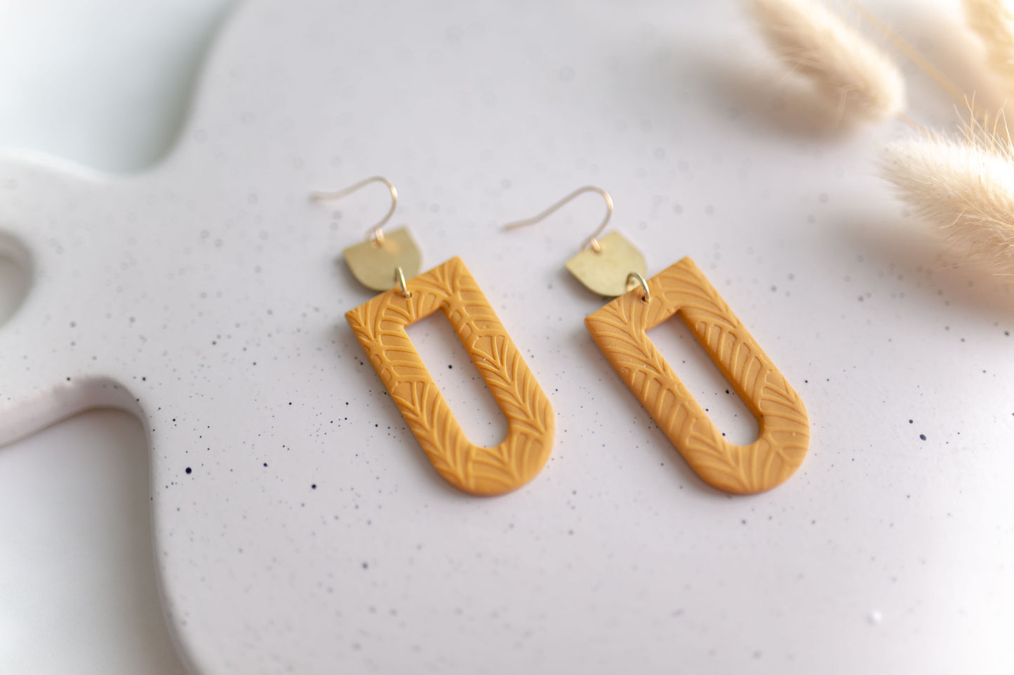 Clay earring | Window Dangles | Fall Collection