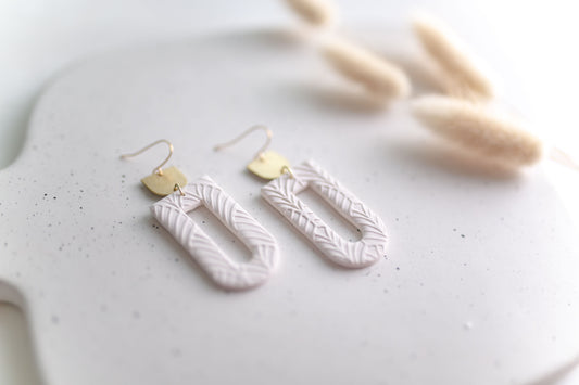 Clay earring | Window Dangles | Fall Collection