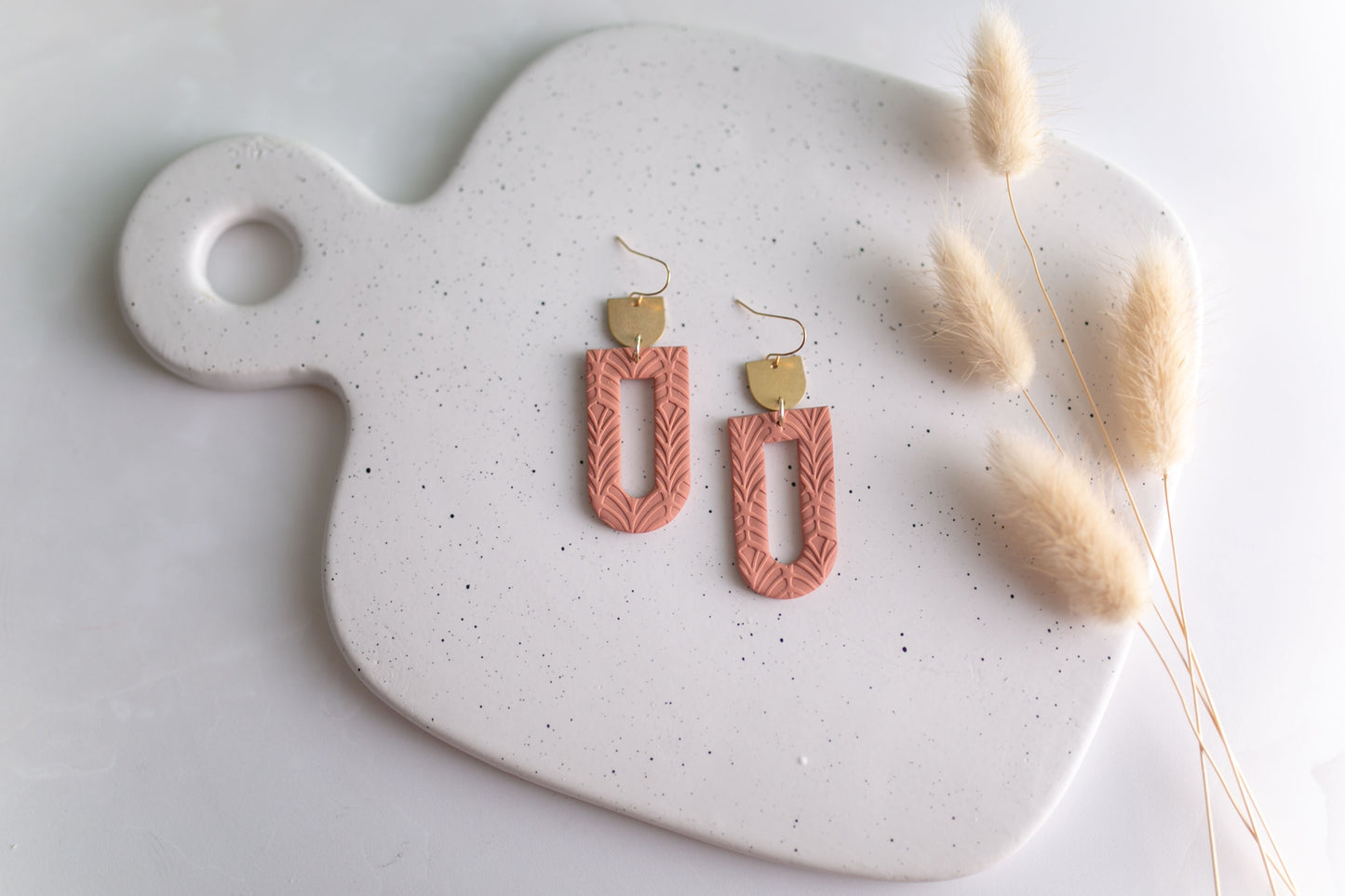 Clay earring | Window Dangles | Fall Collection