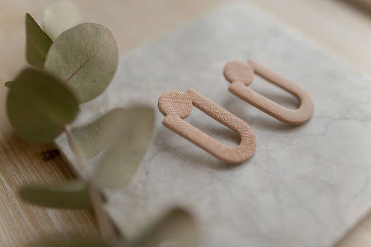 Clay earrings | carmel statement stud