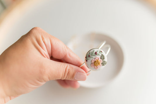 Clay bracelet | floral